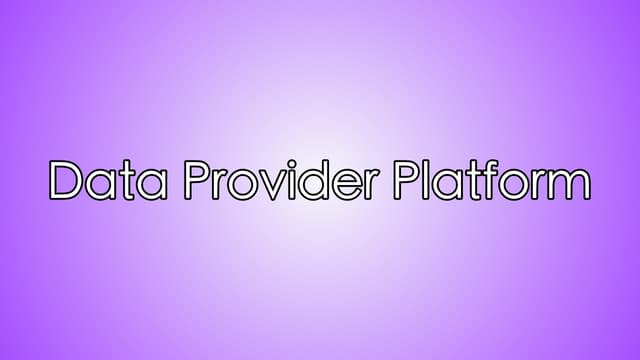 Watch: Two of Us - Data Provider